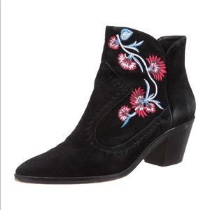 Rebecca Minkoff LuLu Suede Western Ankle Booties